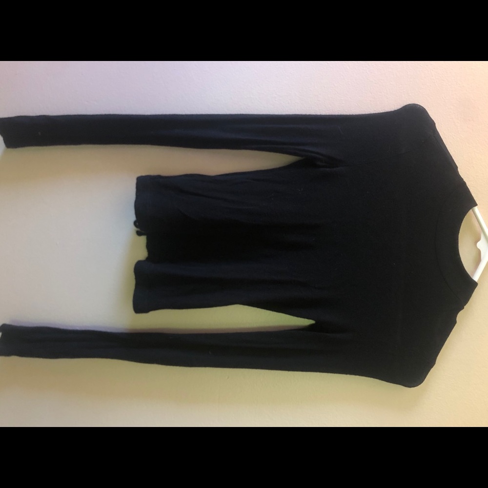 Black Turtleneck with Back Detail
